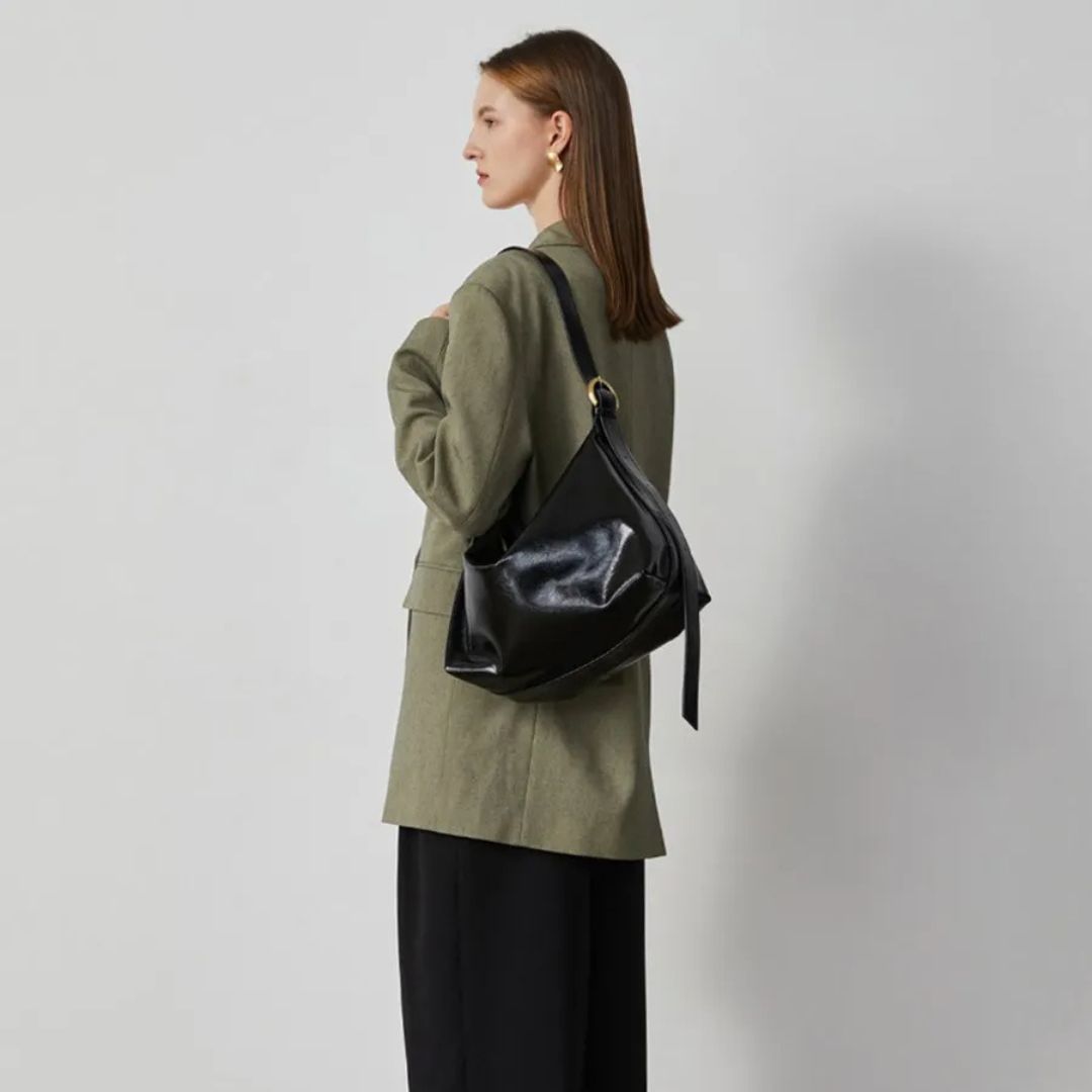 W&W Mode | Vegane Leder Schultertasche für Damen - Stilvolle und nachhaltige Handtasche