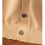 WW | Herren Strickjacke Mit Knöpfen, Leichter Stoff, Klassischer V-ausschnitt