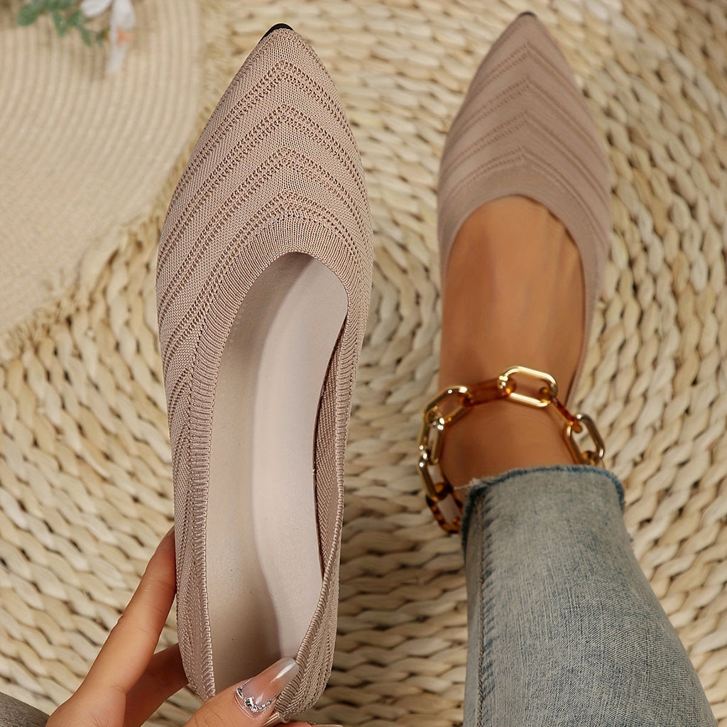 WW | Bequeme Rutschfeste Schuhe mit Spitzer Zehe und Atmungsaktivem Gestaltung