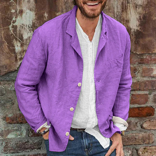 W&W Mode | Jacke Aus Baumwolle und Leinen