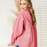 WW | Zerrissene Rohsaum-Denimjacke