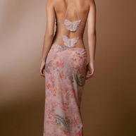 WW | Maxi-Kleid mit Blumenmuster für Damen