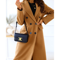 WW | Lange Elegante Taillierte Trenchcoat Für Damen | Perfekt Für Herbst Und Winter