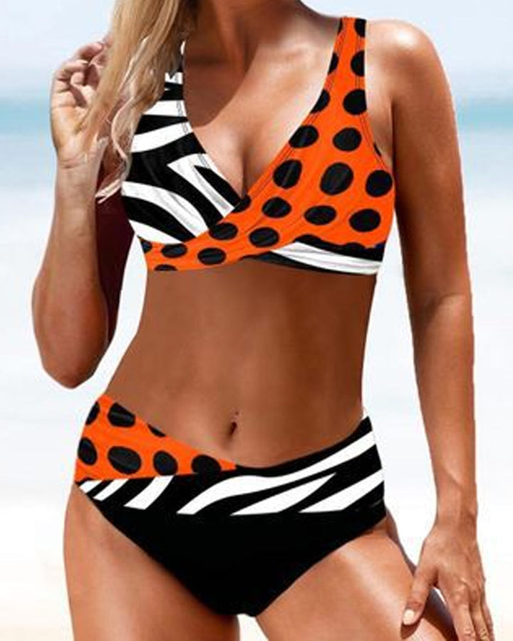 W&W Mode | Bikini Mit Buntem Badeanzug