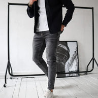 WW | Premium-Jacke mit Knopfverschluss für Herren | Stylische und bequeme Jacke