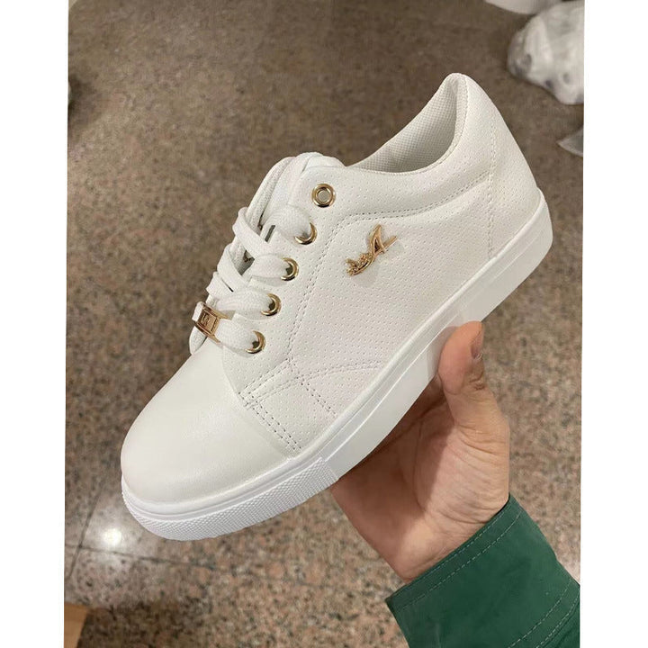 W&W Mode Damen-Sneaker: Flache, atmungsaktive Schnürschuhe für Mädchen"