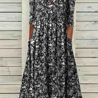 WW | Wunderschönes Maxi-Kleid mit Falten