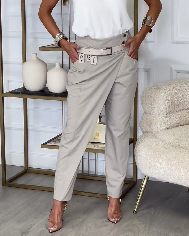 WW | Patchwork Hose Mit Gürtel