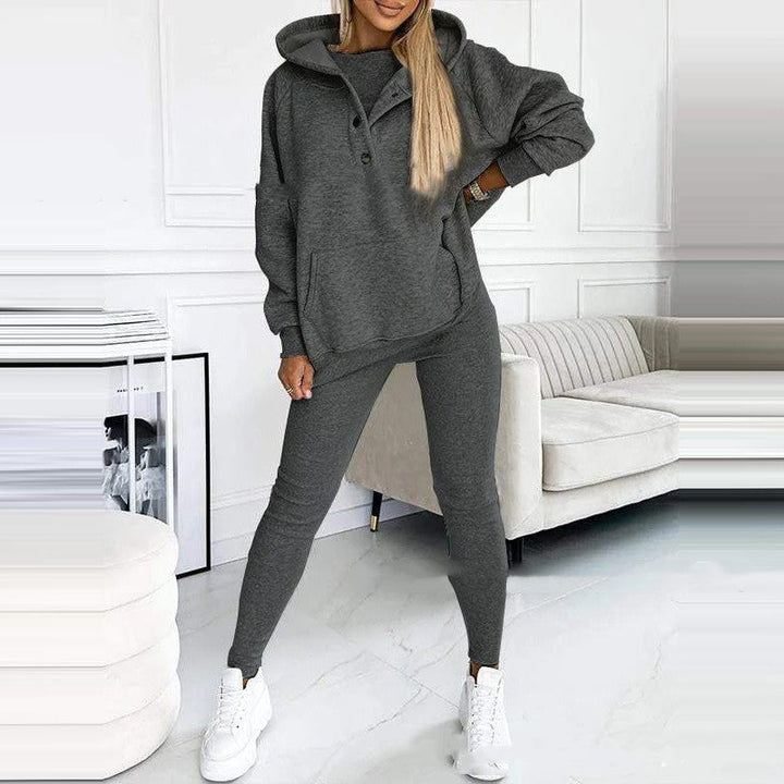W&W Mode | 3-Teiliges Damen-Sportset Für Herbst Und Winter