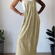 Alice™ | Casual Overall-Kleid mit Streifen