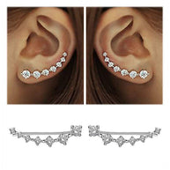 WW | Glamour Glänzender Zirkon 925 Sterling Silber Ohrring