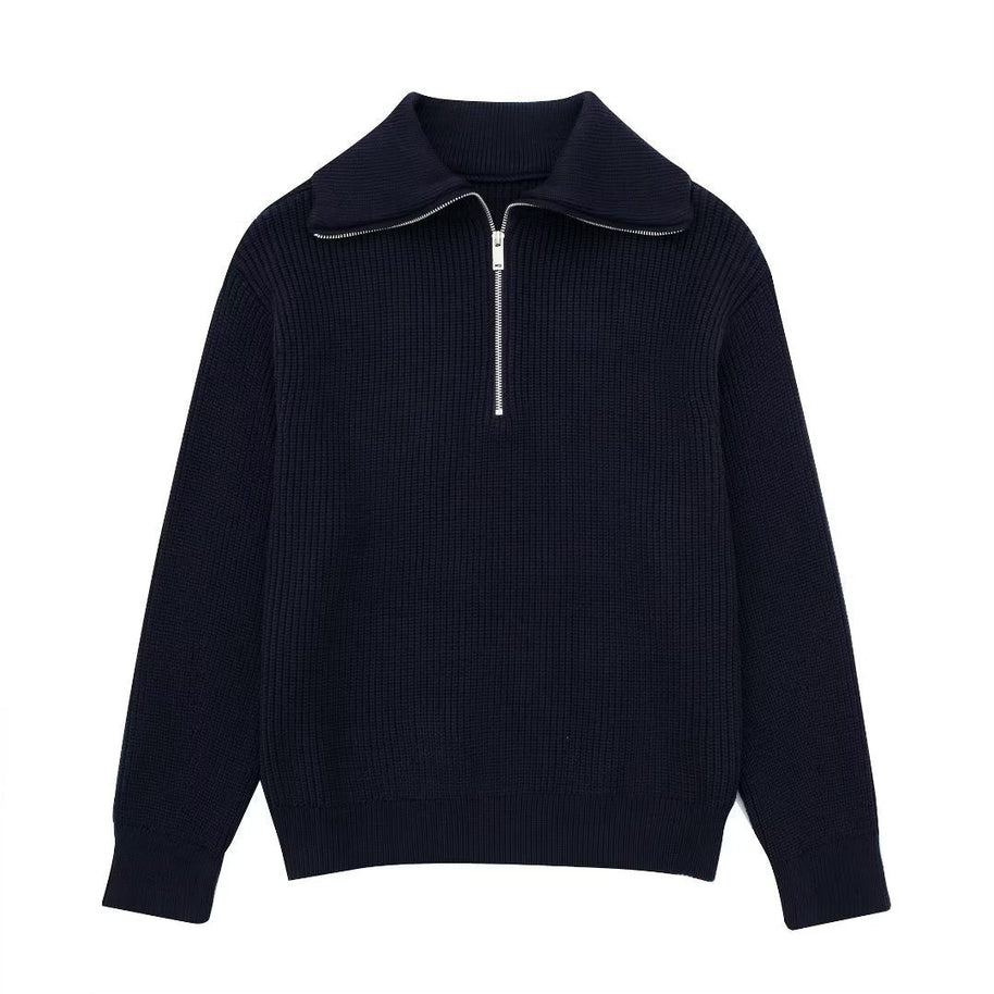 WW | All Match Wollpullover Mit Offenem Kragen