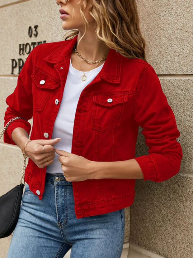 WW | Kurze Casual-Jeansjacke