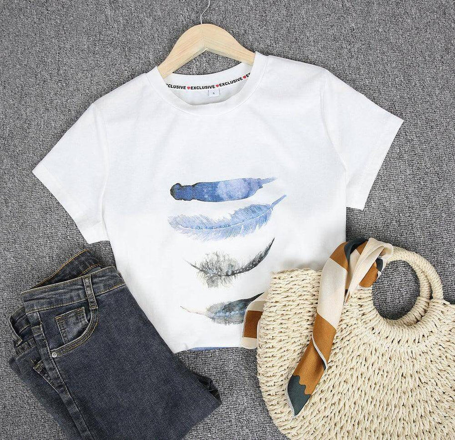 WW | Feder Kurzarm T-Shirt