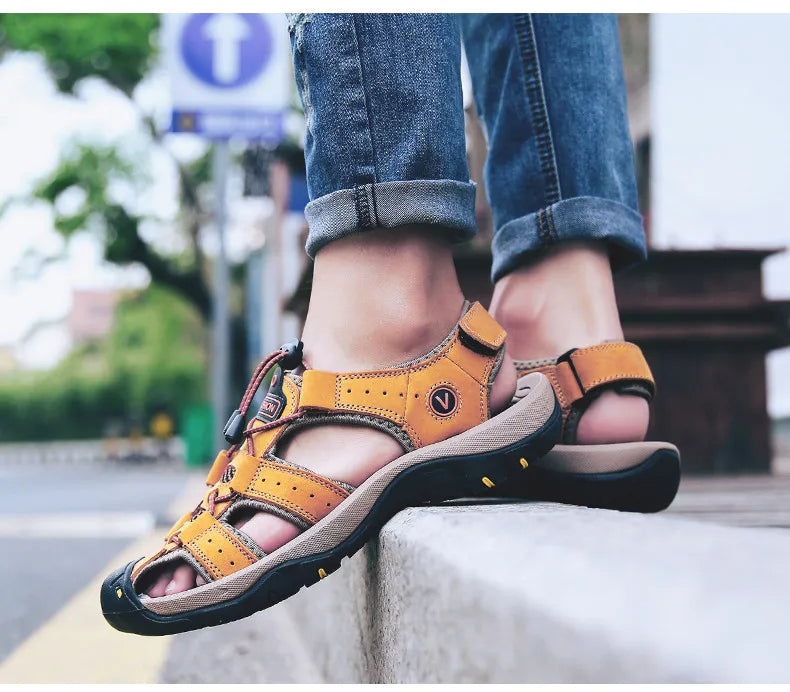 W&W Mode | Ergonomische Camping/outdoor Sandalen Für Herren