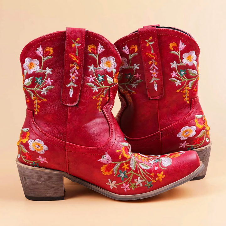 W&W Mode | Wetterbeständige Vintage Cowgirl-Stiefel