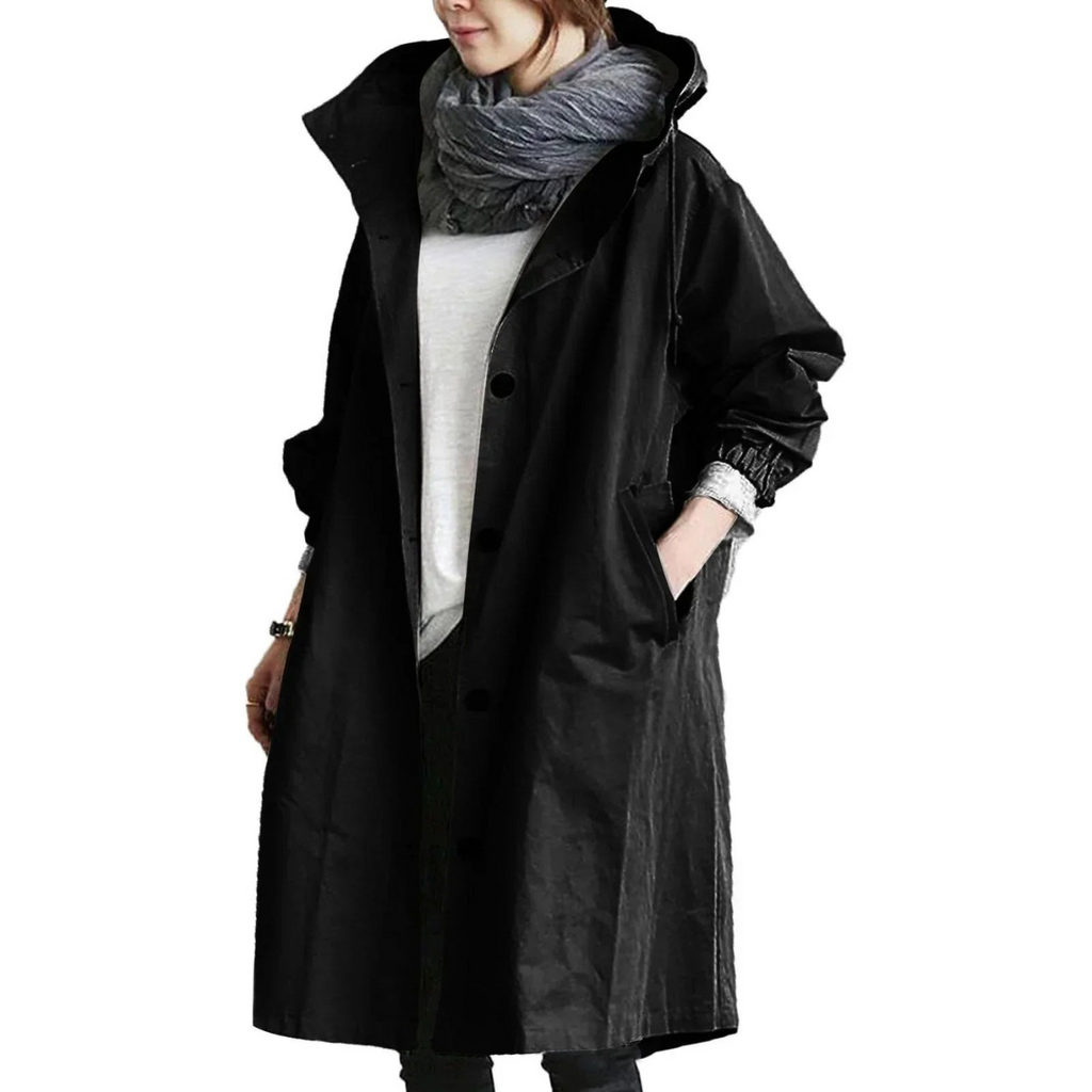 WW | Wasserdichter Trenchcoat Für Frauen Lang
