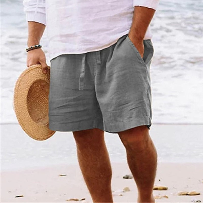 WW | Herren Sommer Shorts Stilvolle Chino Leinen Shorts Für Männer