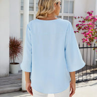 WW | Bluse Mit V-Ausschnitt – Elegante Und Vielseitige Wahl Für Jeden Anlass