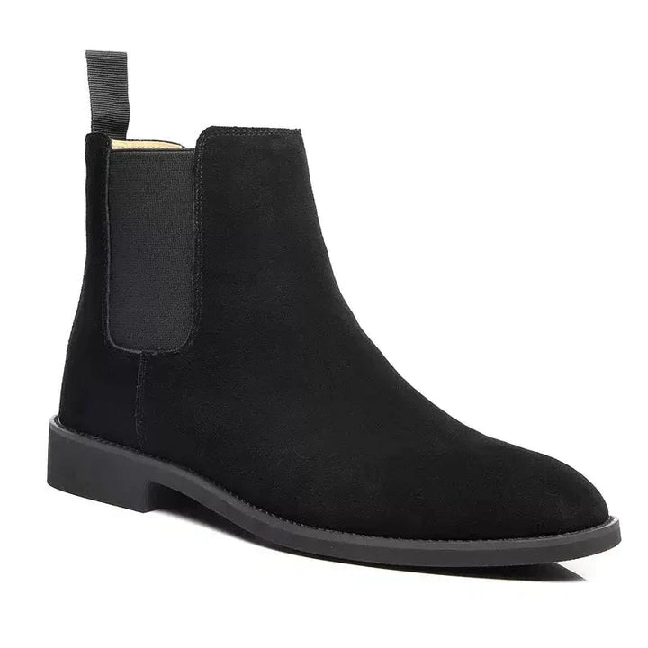 W&W Mode | Luxe Kalb Wildleder Chelsea Boots Mit Leder Innensohle