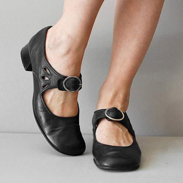 W&W Mode | Orthopädische Vintage Schuhe Mit Runder Zehe