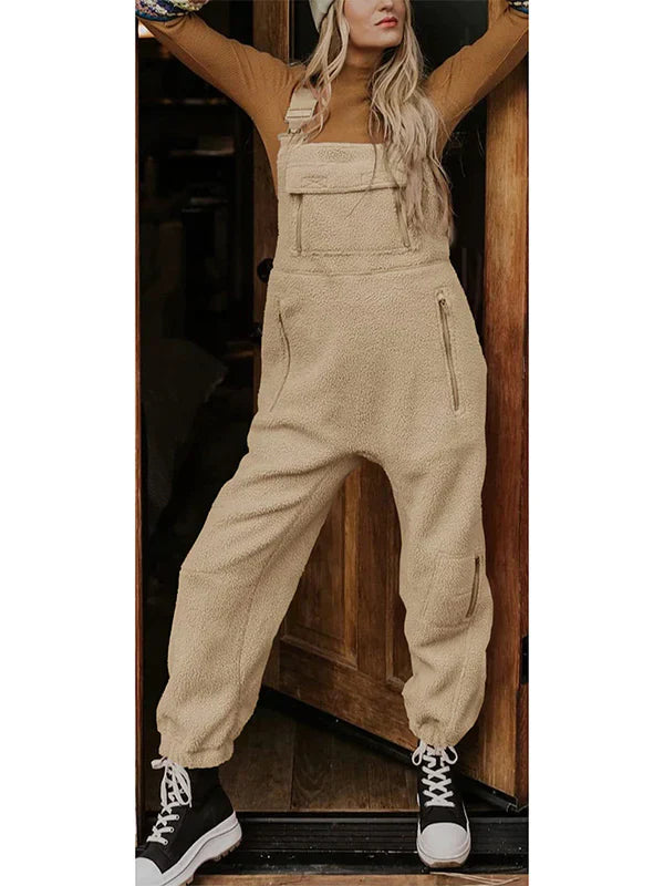 WW | Thermo-Overall aus Fleece mit Reißverschlusstaschen für Frauen