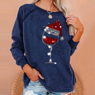 WW | Festliche Cheers Weinglas Sweatshirt
