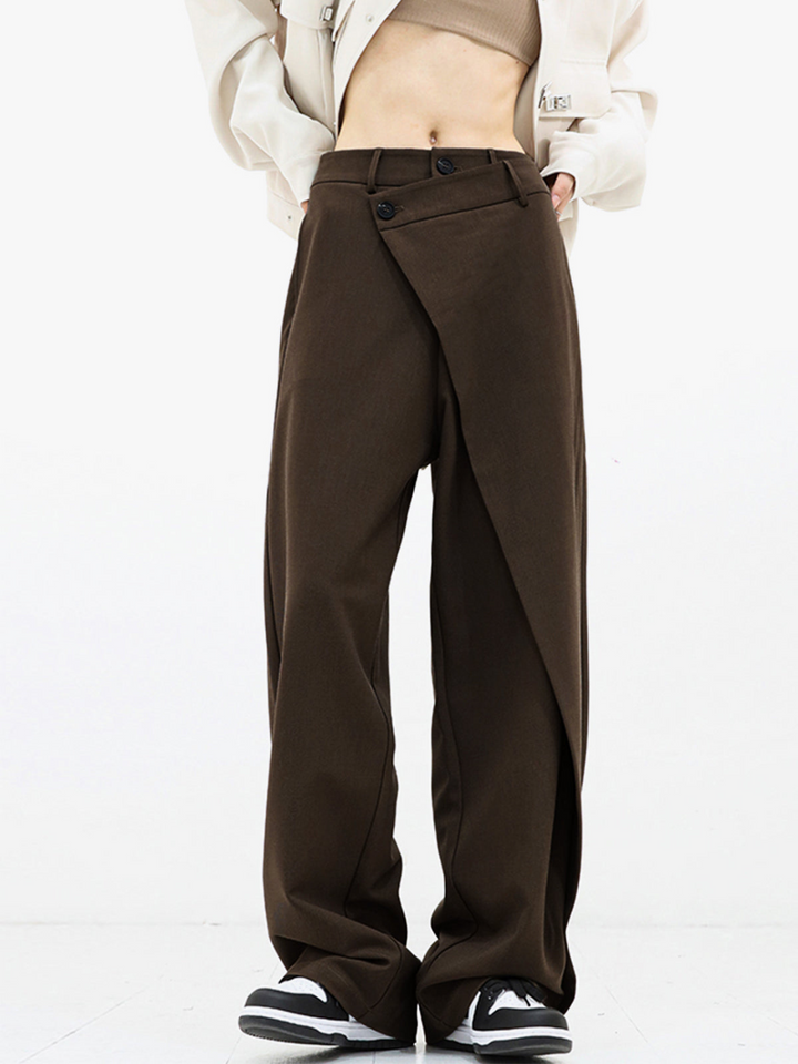 W&W Mode | Asymmetrische Baggy-Hose