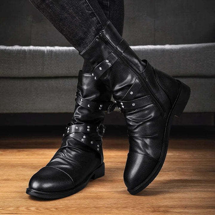 W&W Mode | Stiefel Aus Weinlese Leder