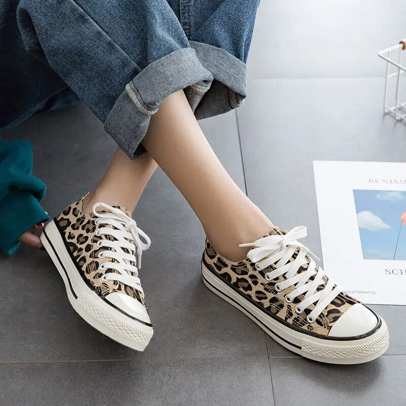 WW | Leopard Turnschuhe