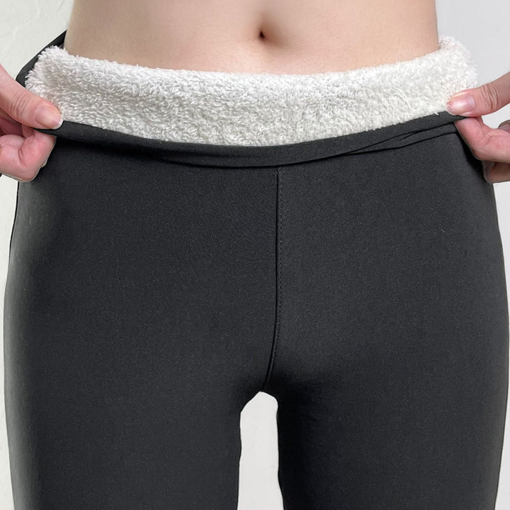 W&W Mode | Liebliche Fleece Hohe Taille Wollleggings