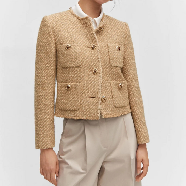 W&W Mode | Kamel Sommerjacke für Damen