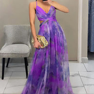 WW | Enchant My Love Print Maxi Kleid