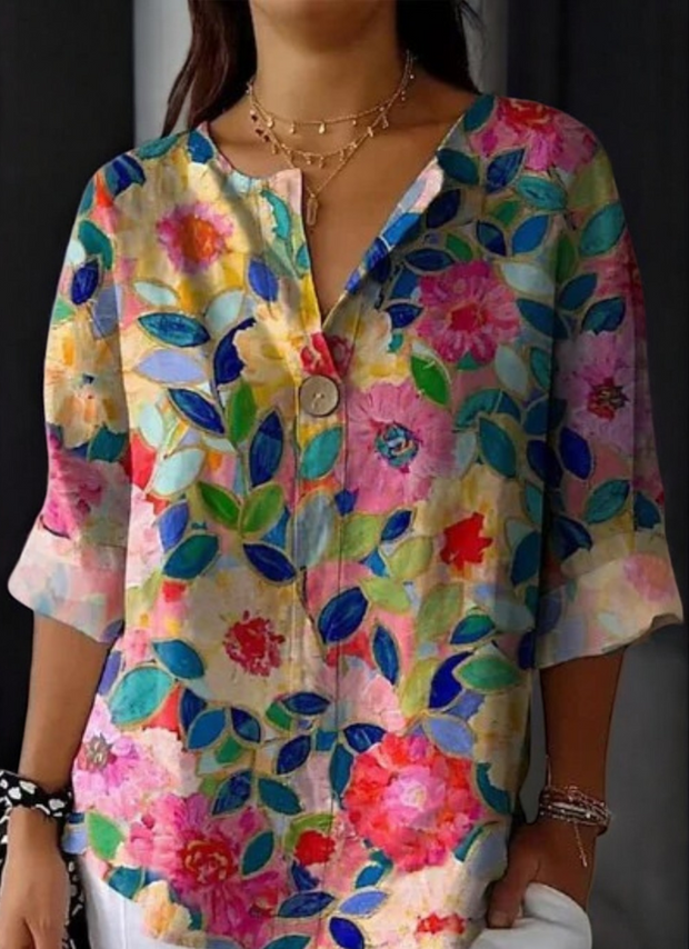 WW | Elegante Blumenbluse