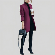WW | Damen Herbst Winter Wollblazer - Stilvoll & Warm für Kalte Tage