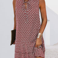 WW | Boho Print Shift Midi Kleid