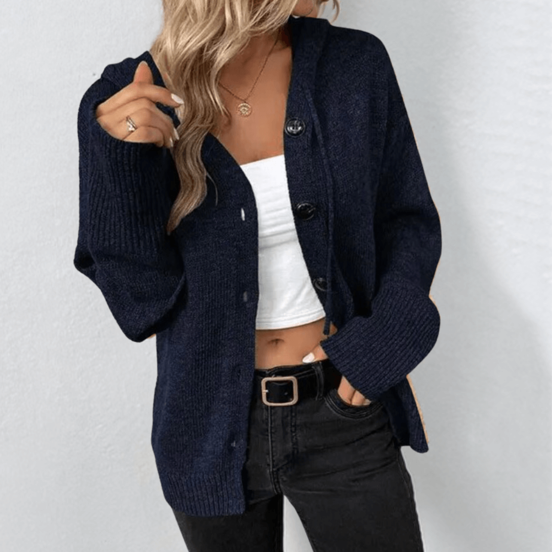 W&W Mode | Leichter Knopf Strickjacke Für Frauen