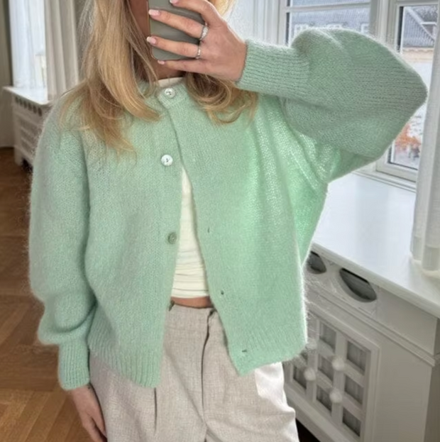 WW – Gebreid vest met knoopsluiting