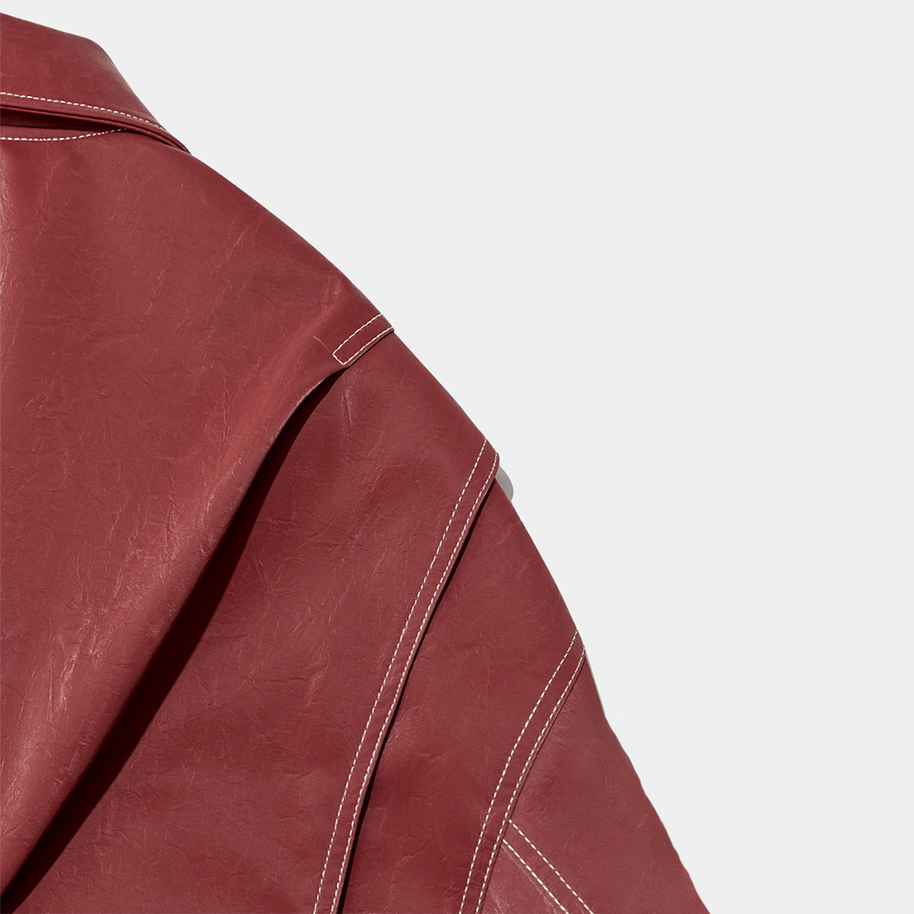 WW | Oversized Jacke Mit Kontrast