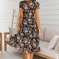 WW | Kleid in Midi Länge, Ideal Für Frühling Und Den Täglichen Gebrauch