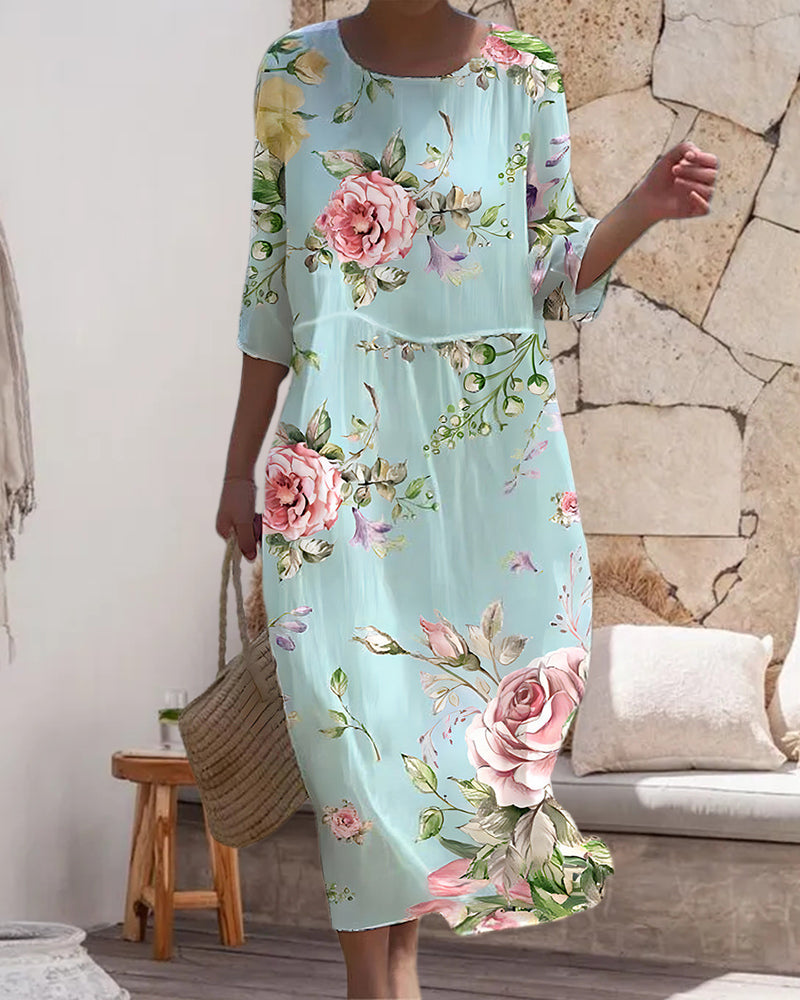W&W Mode | Blumenkleid Für Damen Ideal Für Besondere Anlässe