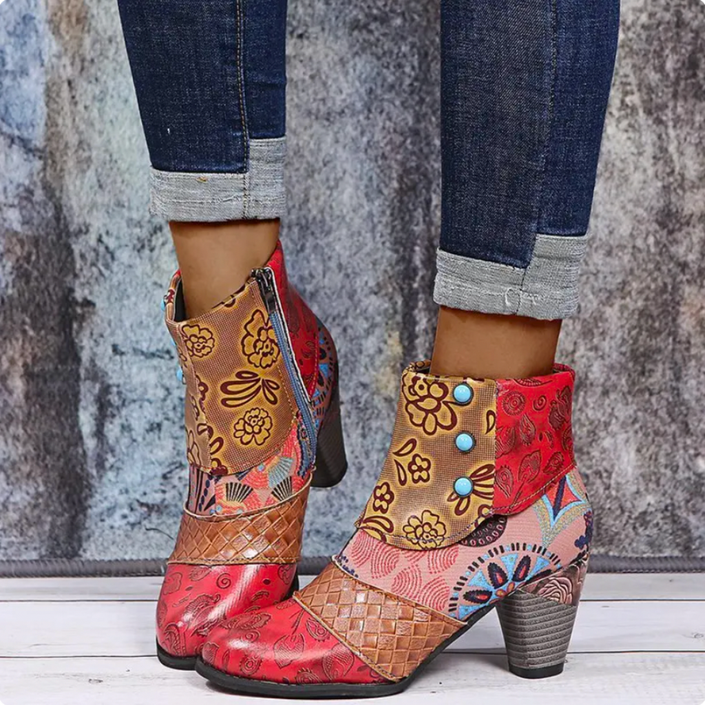 WW | Damen Wasserdichte Retro-Stiefel