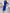 WW | Unifarbenes Tailliertes Kleid mit V-Ausschnitt