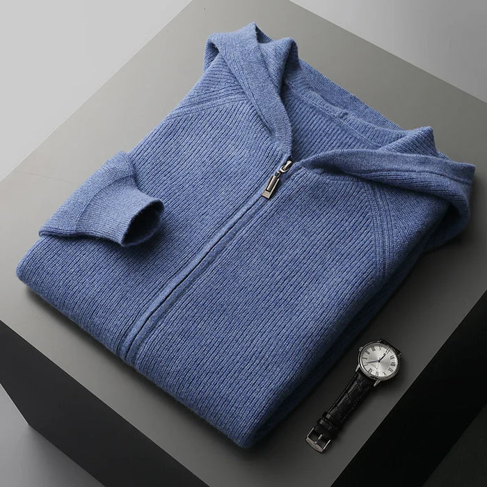 WW | Herren Sweatshirt Mit Kapuze Und Reißverschluss Für Den Täglichen Gebrauch