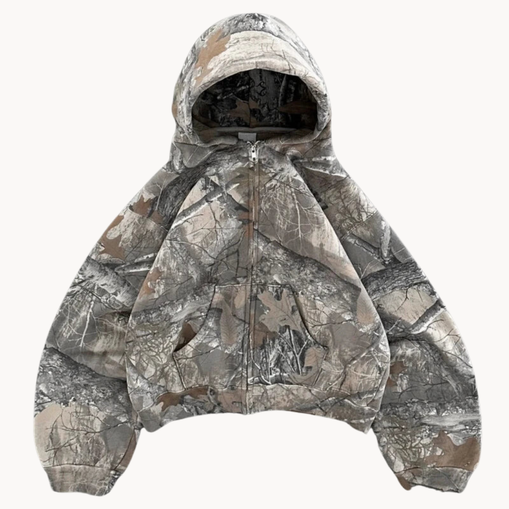 WW | Camo Kapuzenpulli Übergröße Komfort Und Stylischer Camo Look