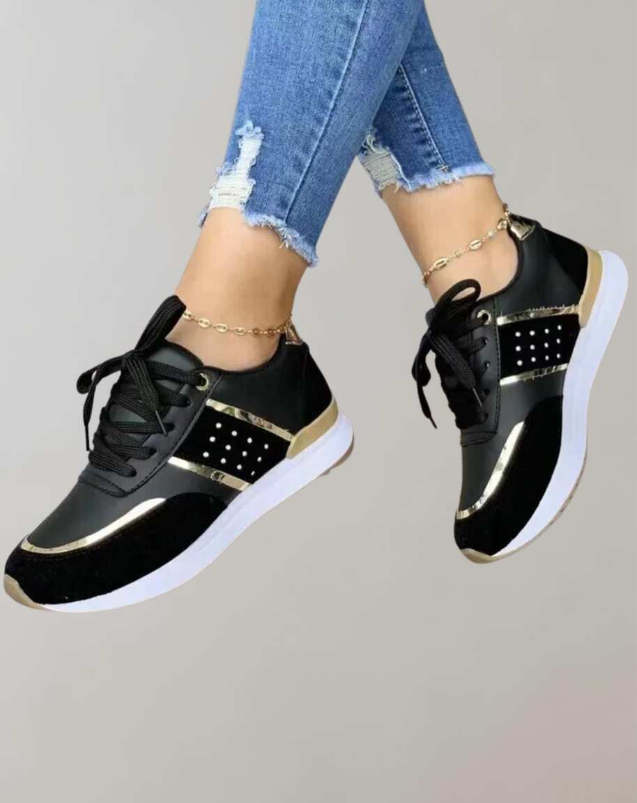 WW | Turnschuhe Schuhe Leder Patchwork
