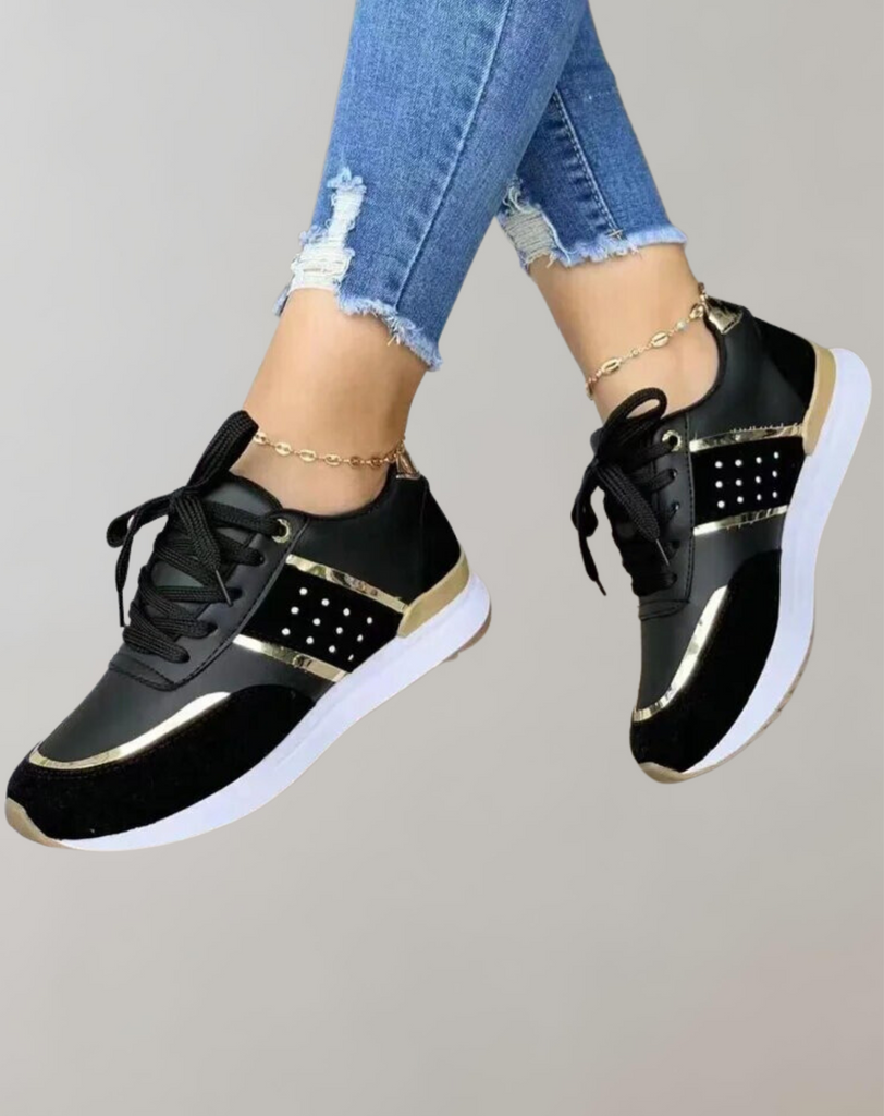 WW | Turnschuhe Schuhe Leder Patchwork
