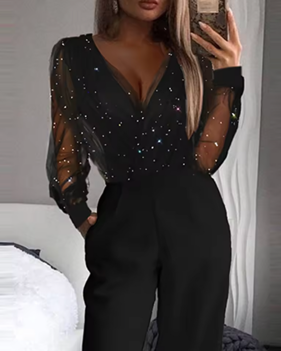 WW | Eleganter Mesh-Overall