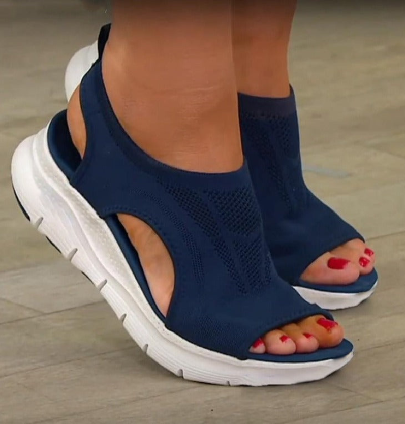 W&W Mode | I Orthopädische Damen Sandalen Robuste Und Bequeme Sohle