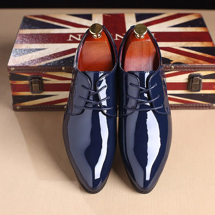 W&W Mode | Glänzende Retro Brogues Für Herren